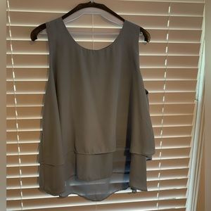 Dusty Blue Cropped Tank